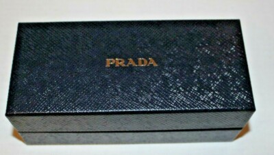 Prada Black Leather Sunglasses Case Brand new with a box Prada Saffiano Leather Eyeglass Case NWOT Tiny flaw... | Depop main image 4