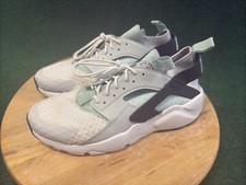 Nike Air Huarache Run Ultra Black Gray White Mint Running Shoes Sneakers - Sz 10