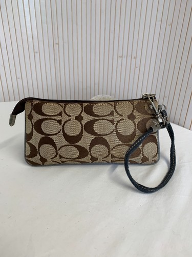Porte monnaie petite pochette Coach Toile Monogrammée - Imagen 2 de 12