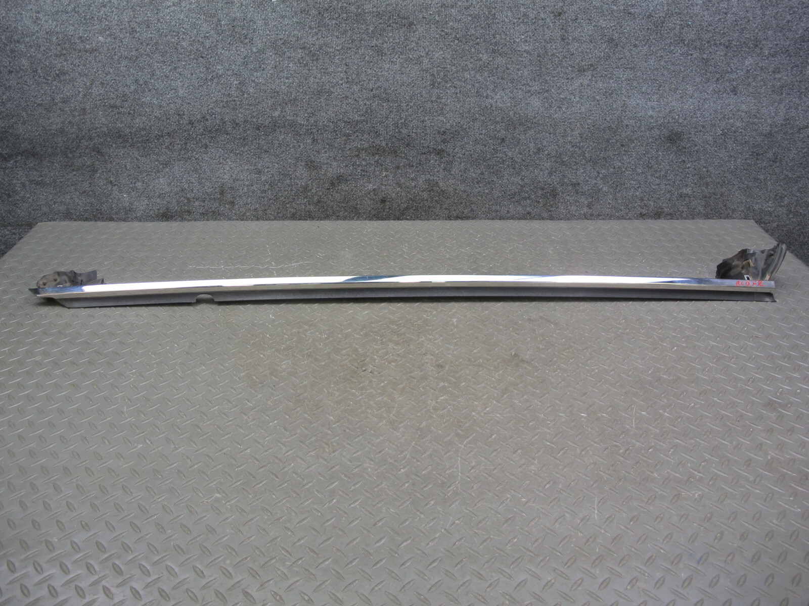 03-10 BENTLEY CONTINENTAL GTC GT DOOR CHROME TRIM MOLDING GASKET STRIP SET OF 2
