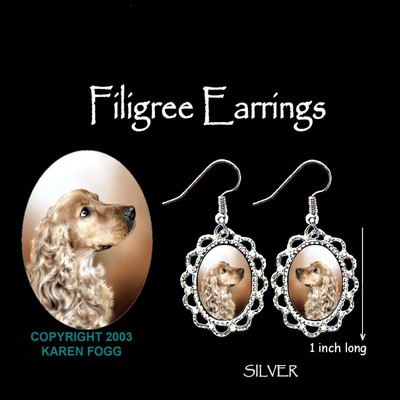 cocker spaniel earrings