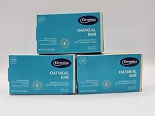 Dermisa Oatmeal Soap. Natural Skin Exfoliating & Moisturizing, 3Oz 3 PACK.