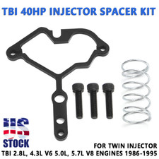 Tbi 40hp Injector Spacer Power Up Kit For Gm Sbc Twin Injector Tbi 2.8l1986-95 Tbi 40hp Injector Spacer Power Up Kit For Gm Sbc Twin Injector Tbi 2.8l1986-95