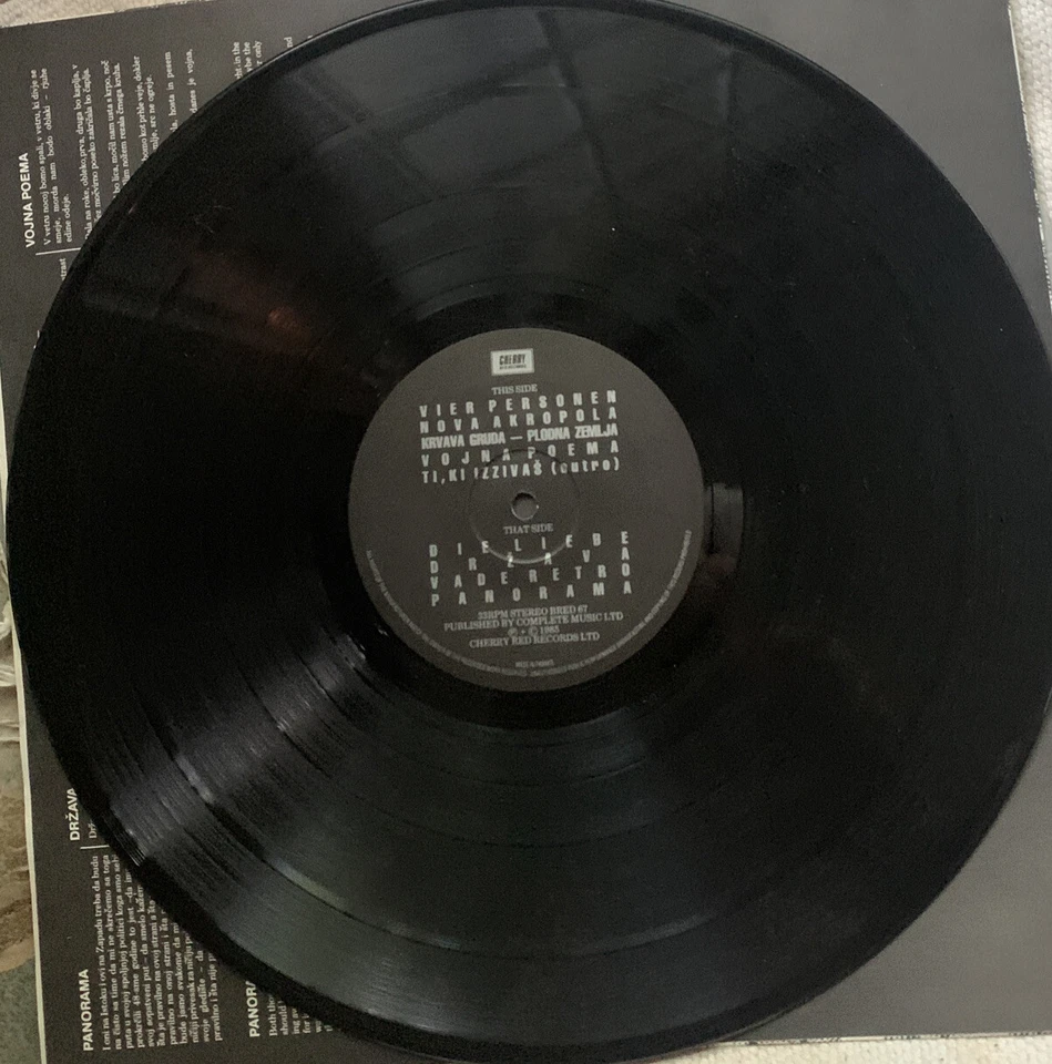 LAIBACH-Nova Akropola First Press 1986 UK Import LP - Image 4 of 4