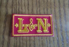 L&N Railroad Patch Embroidered Iron on Sew on.