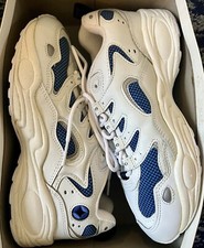 Denise Austin Women’s White & Blue Sneakers Tennis Shoes Mom Shoes Size 10 NEW
