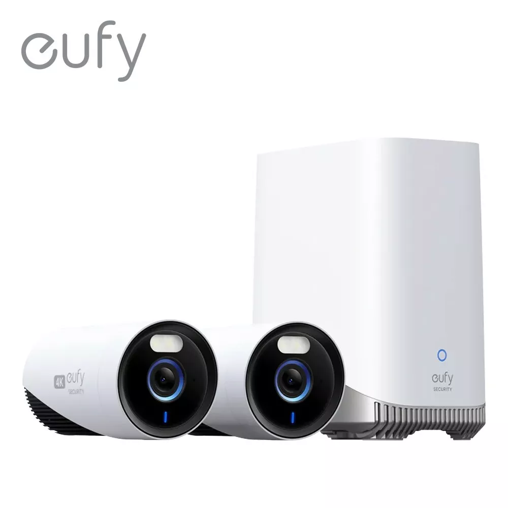 eufy eufyCam E330 4K Outdoor Security Camera System Wi-Fi NVR 10CH Local  Storage