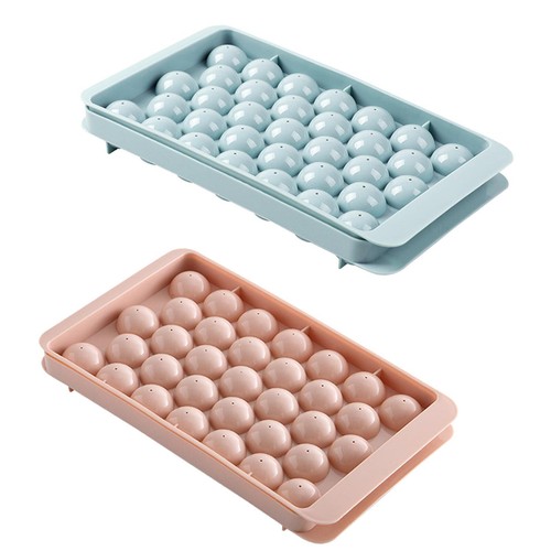 33 Grids Ball Maker Plastic Mold Sphere Whiskey Round Mould Large Ice Cube Tray - Picture 17 of 18