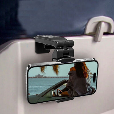 Airplane Phone Holder 360° Rotation Travel Essentials for Plane Flying US