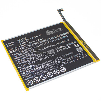 Akku Li-Poly für Oppo Realme Pad Mini Wi-Fi 4G RMP2105 BLT003 - 6200mAh / 3,87V