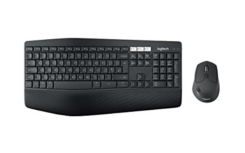 Logitech MK850 Kit Tastiera e Mouse Wireless Multidispositivo, Wireless e Blueto