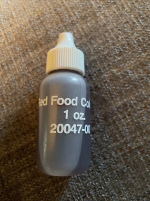 Red Food  Color  - Science Lab material