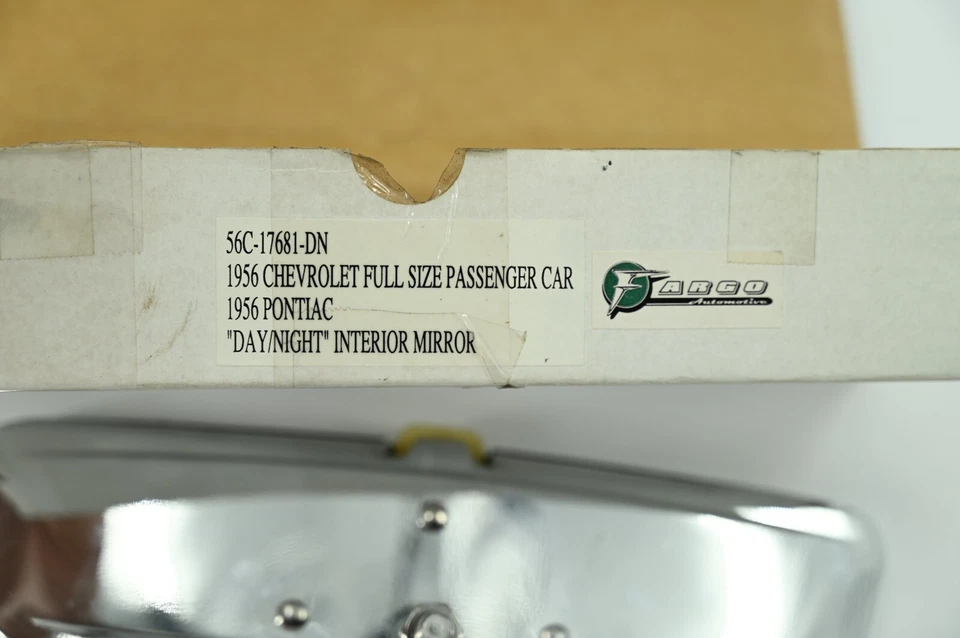 1956 Chevrolet Pontiac GM Inside Rear View Mirror Day/Night - Image 3 of 3