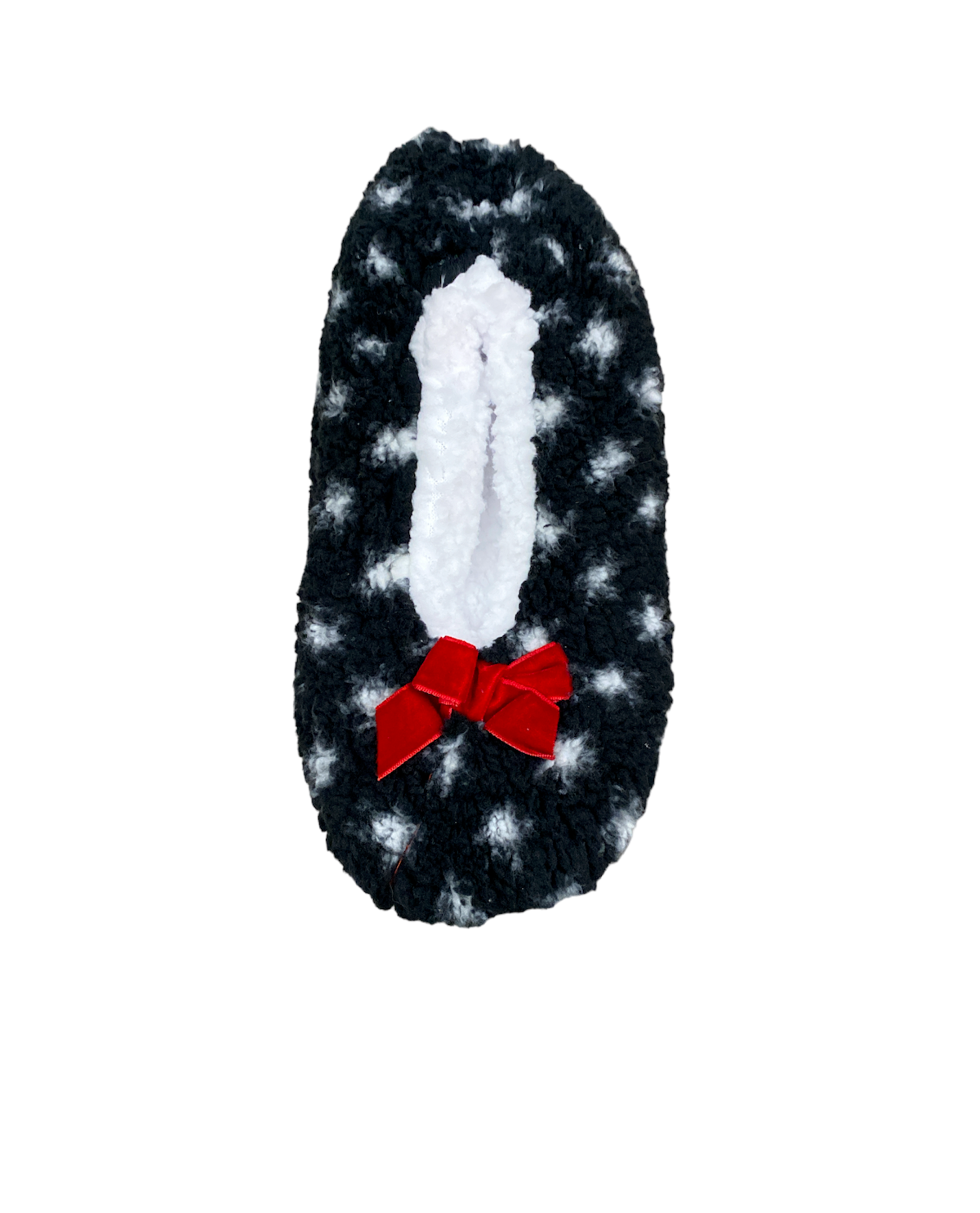 SAOLA Ciabatte Fuzzy Babba Star donna 7 9 5 nere sherpa foderate in pile suola antiscivolo fiocco