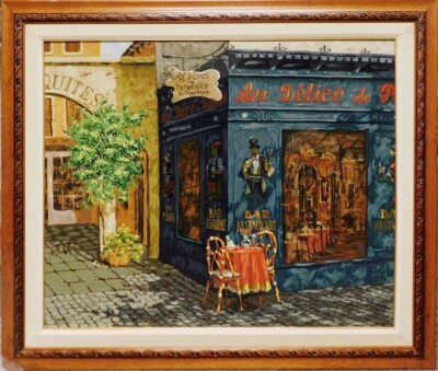 Viktor Shvaiko Afternoon Shadow framed Canvas HAND SIGNED FINE ART MAKE OFFER91