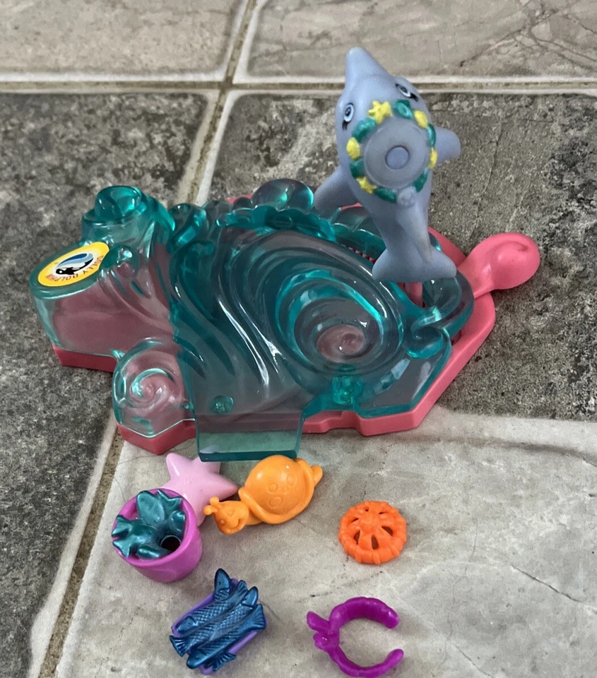 VINTAGE LITTLEST PET SHOP SEA WORLD WHALE STARS SERIES DOLPHIN COMPLETE SET LOT - Image 4 of 4
