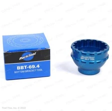 Park Tool BBT-69.4 16-Notch External Bike Bottom Bracket Cup 44-45mm 3/8" Drive