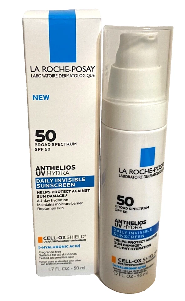 La Roche-Posay Anthelios UV HYDRA Daily Invisible SPF 50 - 1.7oz/50 ml Exp 2026