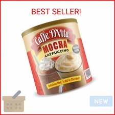 Caffe D'Vita Mocha Cappuccino Mix - Instant Cappuccino Mix, Gluten Free, No Chol