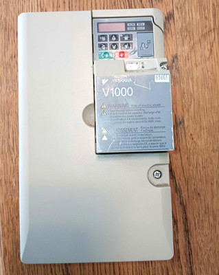 10 Hp Variable Frequency Drive,Yaskawa CIMR-VU4A0018FAA w/SIEN3 Ethernet/IP Port