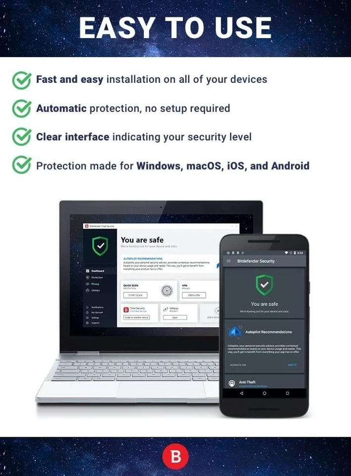 Bitdefender Total Security - 2 Years 5 Devices (Windows, MAC, Android) - Image 4 of 4