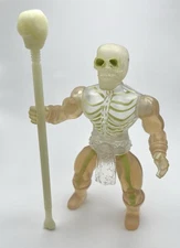 Zoloworld Skull Man Translucent Glow In The Dark Rare ROTU MOTU Remco 