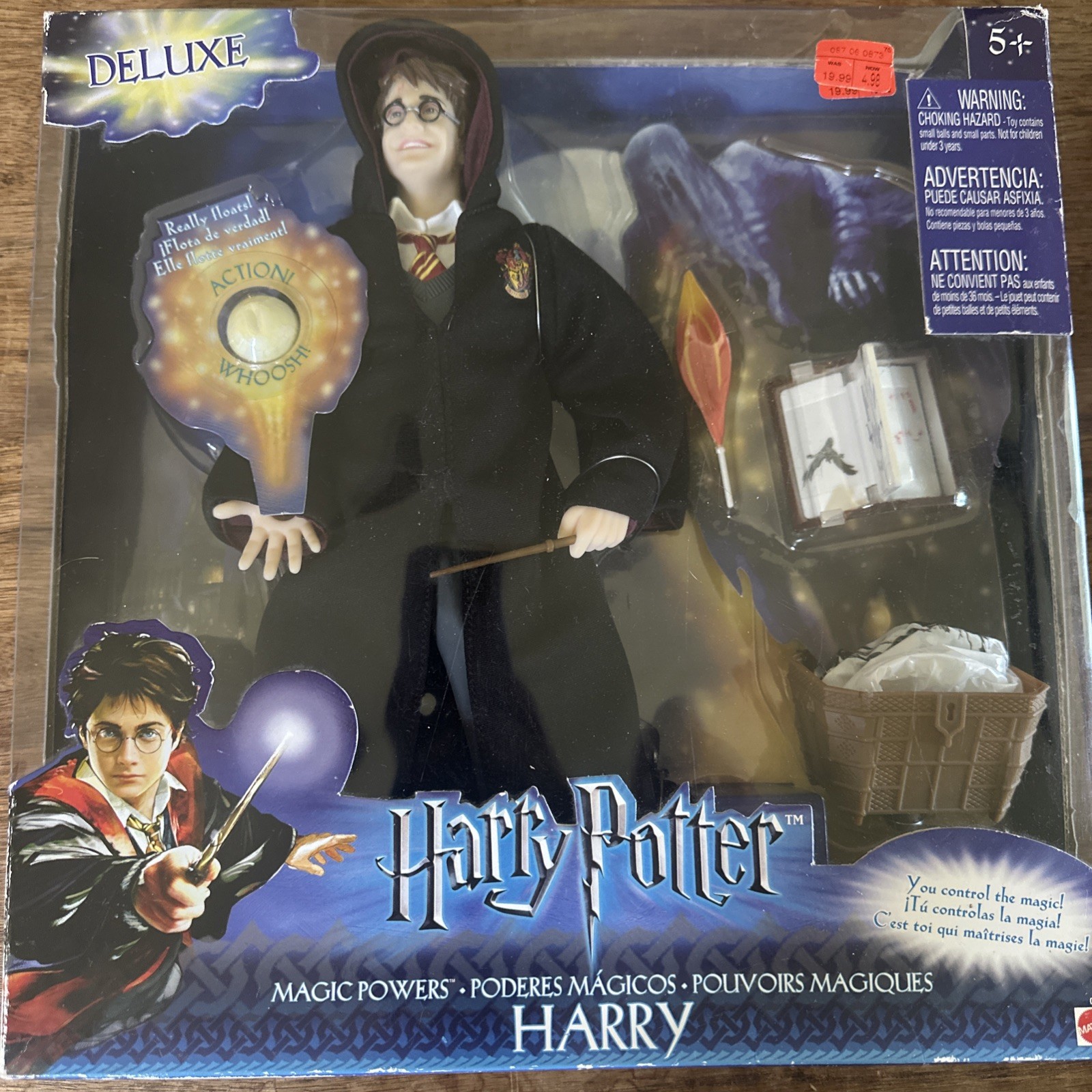 2003 Mattel Harry Potter Magic Powers Toy #C3172 New in Box