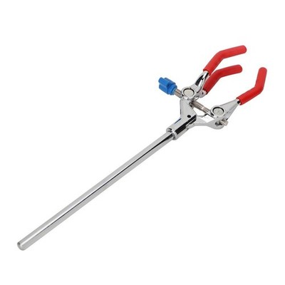 Lab Three jaw Rotating Clamp Zinc Alloy Lab Retort Stand Condenser Flask