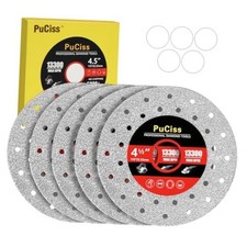 4-1/2 Inch Tile Cutter Diamond Saw Blades for Angle Grinder,7/8" Arbor 4-1/2" 5