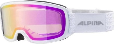 ALPINA NAKISKA Q LITE Skibrille OTG Erwachsene White Matt Schneebrille Brille