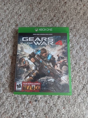 Gears of War 4 - Xbox One - Cleaned, Tested, Working!