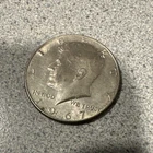 Kennedy Half Dollar 1967 40% Silver Circulated US Coin Uncertified 50C