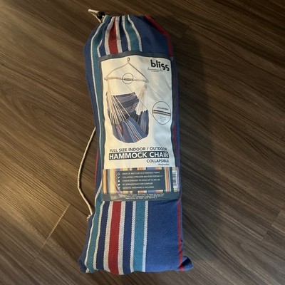   Bliss Hammocks Polyester Blend Hammock Collapsible 40  Spreadbar 