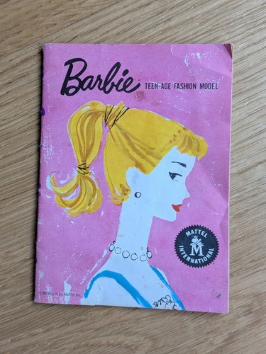 Vintage Barbie Doll TM #1 Pink Ponytail Booklet Gay Parisienne Great #2