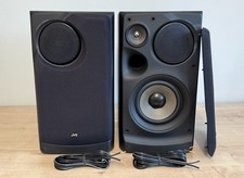JVC SP-S500 Speaker System 1 PAIR HiFi Stereo Bookshelf Speakers - Black