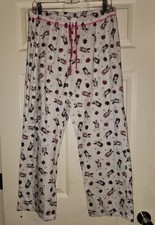 Dog theme lounge pajama, PJ pants women  s size medium 67