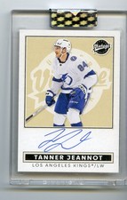 2024-25 Upper Deck Clear Cut Vintage Autographs Tanner Jeannot Auto