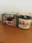 Rival Potpourri Crock Pot Floral Design. New In Box.  Vintage