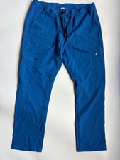 FIGS Cairo Cargo Scrub Pants Men's XL Royal Blue Technical Collection