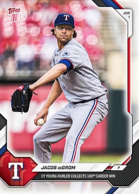 *PRE SALE* Jacob deGrom - 2026 MLB Topps NOW  - Card 279