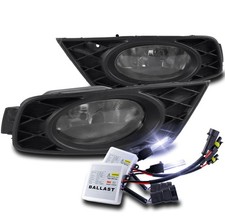 FOR 2008 2009 HONDA ODYSSEY BUMPER SMOKE FOG LIGHT LAMP+HARNESS W/10000K HID SET