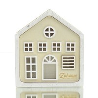 Riffelmacher Led Haus Mit Rundem Giebelfenster 11,2 X 12,5 Cm