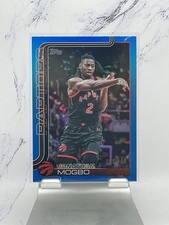 Raptors 2025-26 Topps - Jonathan Mogbo #29 Blue Rainbow /150