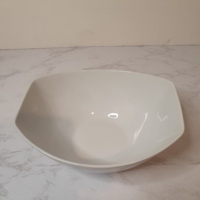 Über und Rückseite Beilagenschale weiß Servieren Obst Salat Pasta Schüssel 8 1/2'' x 7 1/2''
