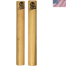 Resonant White Wood Clave - Traditional Percussion Instrument, 8.4 In.