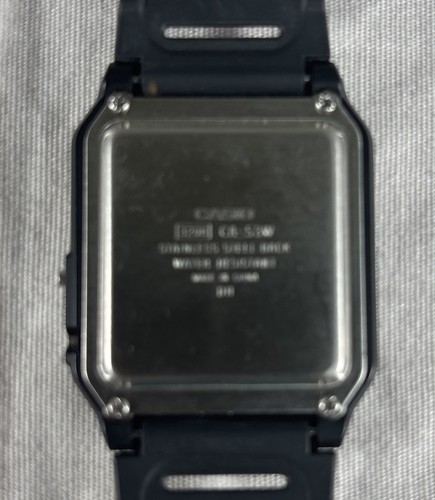 Casio Men's Watch Calculator Black 3208 CA-53W Alarm Chronograph Water Resistant - Picture 6 of 6