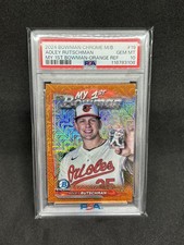 2024 Bowman Chrome My 1st Bowman #M1B19 Adley Rutschman Orange Ref 17/25 PSA 10