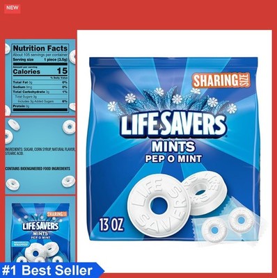 Peppermint Breath Mints Hard Candy 13 oz Sharing Size Bag Refreshing