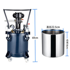 10L Automatic Pressure Paint Tank Spray Gun Sprayer Pressure Regulator Manual Au