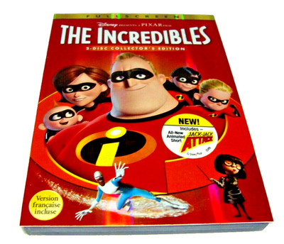 Disney Pixar The Incredibles DVD - 2 Disc Collector's Edition - Full Screen 2003